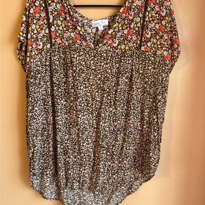 Grace & Lace Multicolor Floral Blouse